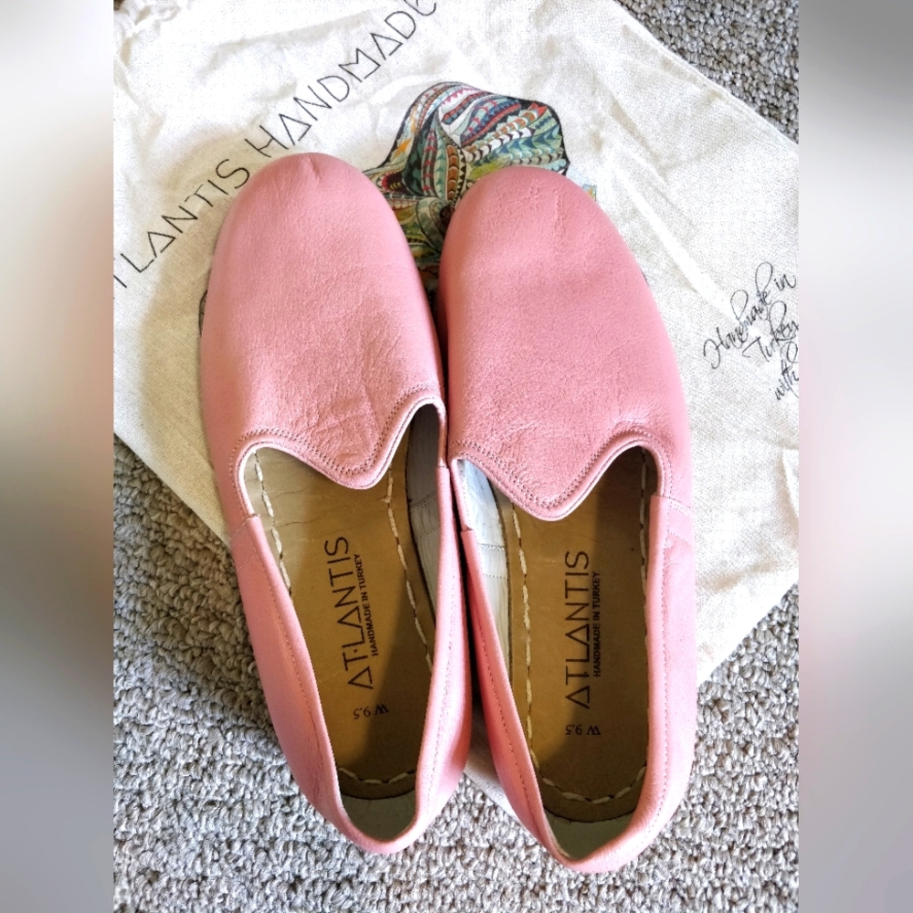Handmade Turkish Barefoot Leather Shoes | size 9.5